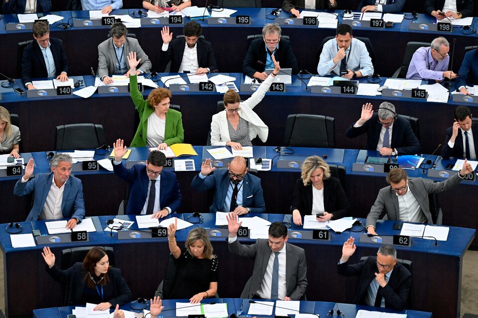 Votación de la Ley de Inteligencia Artificial en el Parlamento Europeo