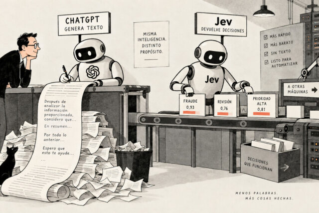 TypeSafe AI lanza Jev, el modelo que decide sin hablar ni alucinar