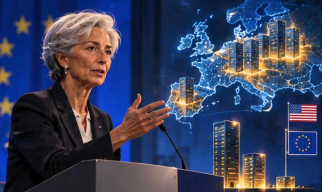 Lagarde advierte: Europa depende de IA que no controla y eso es un riesgo sistémico