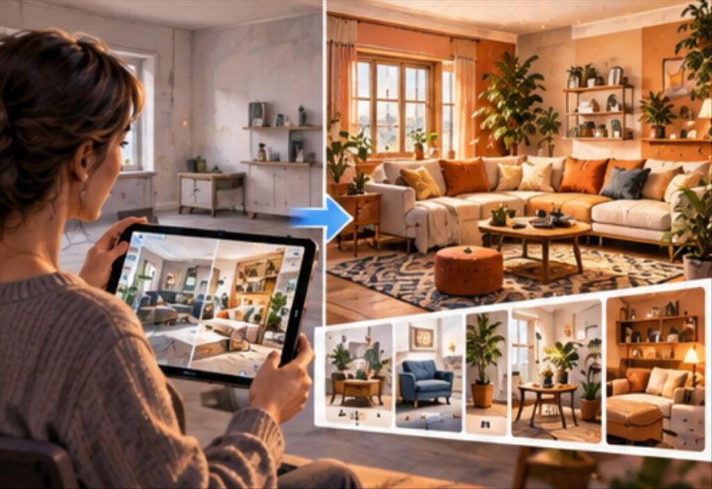 Pinterest presenta Restyle: IA que transforma tu habitación real con solo describirla