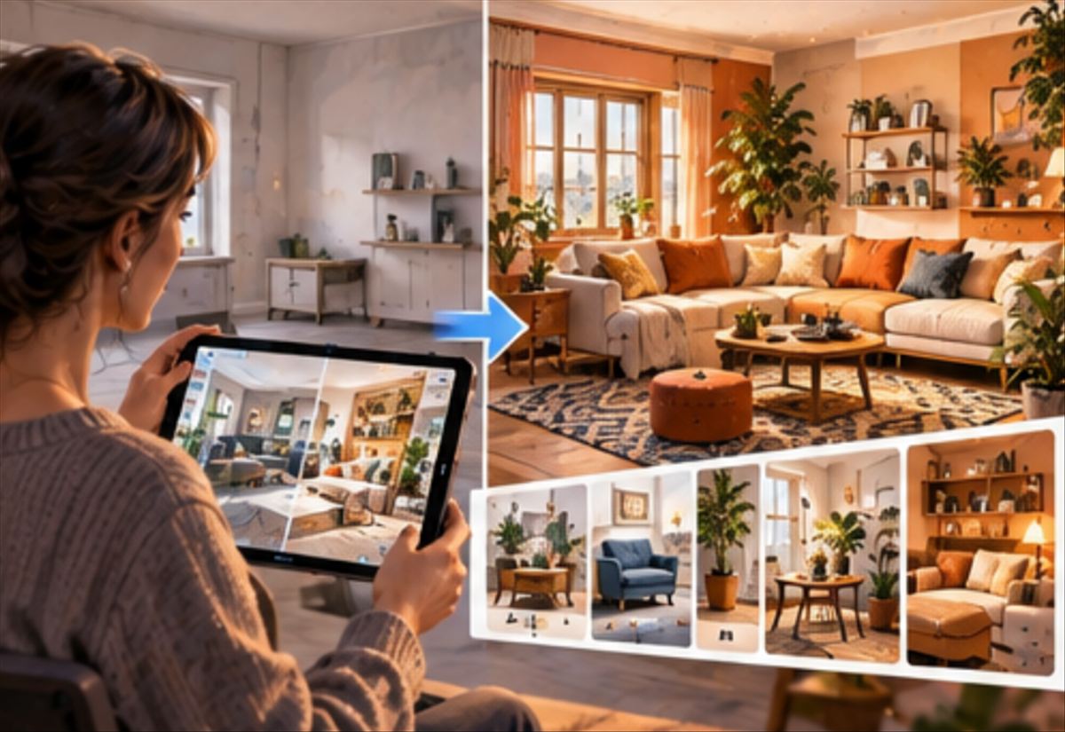 Pinterest presenta Restyle: IA que transforma tu habitación real con solo describirla