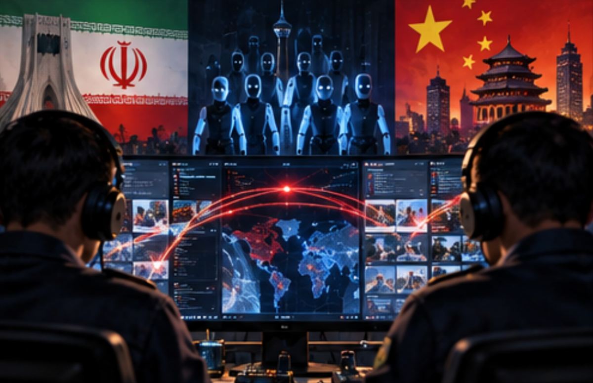 Irán y China ya usan agentes de IA para campañas de desinformación autónomas