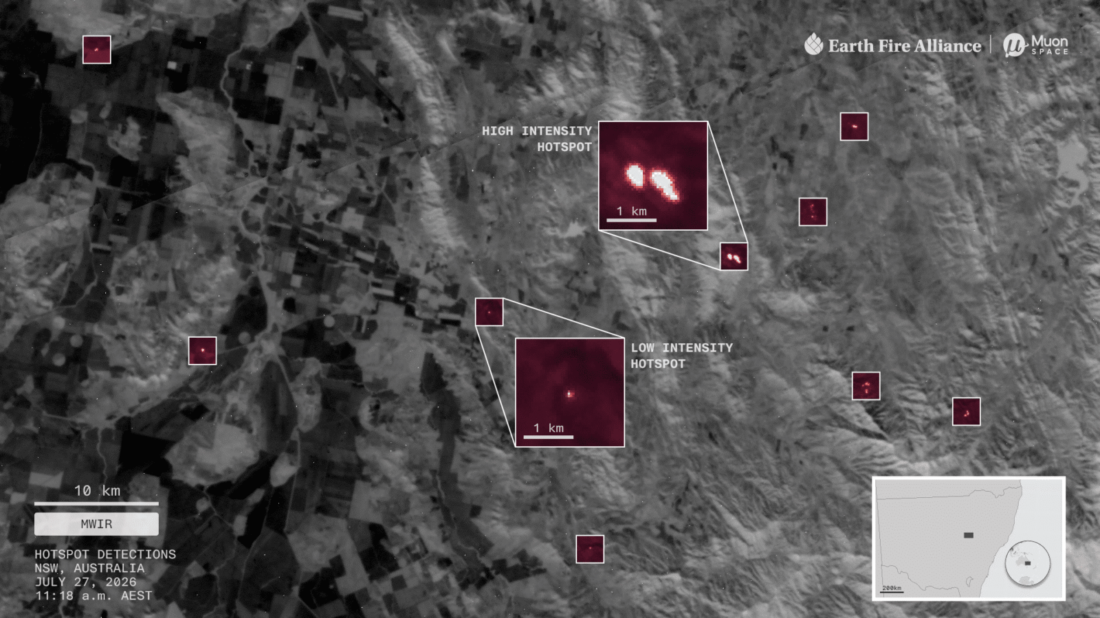 FireSat, el sistema satelital con IA que promete detectar incendios en 20 minutos