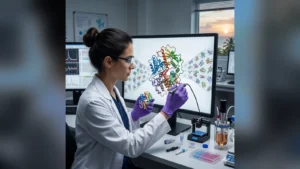 Proteasas diseñadas con IA cortan proteínas asociadas a enfermedades neurológicas