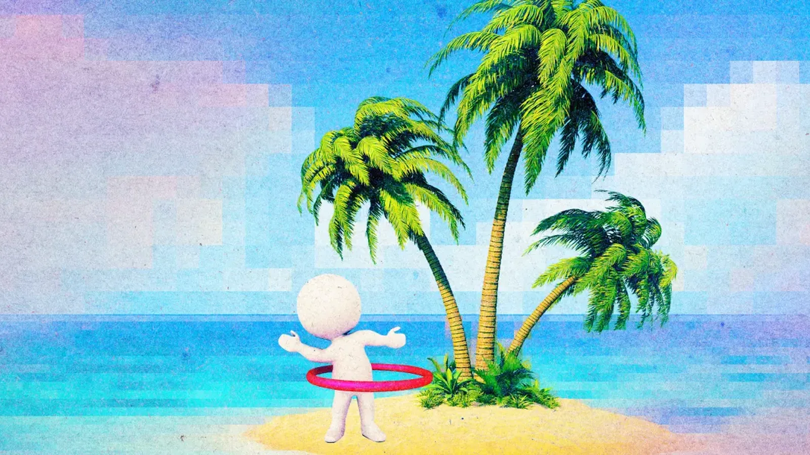 IA aburrida empieza a jugar sola en una isla virtual