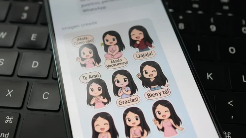 WhatsApp permite crear stickers con IA desde descripciones de texto